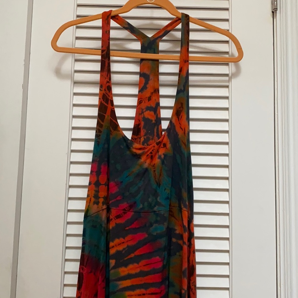 Mexicali Blues Mudmee Racerback Tie Dye dress L